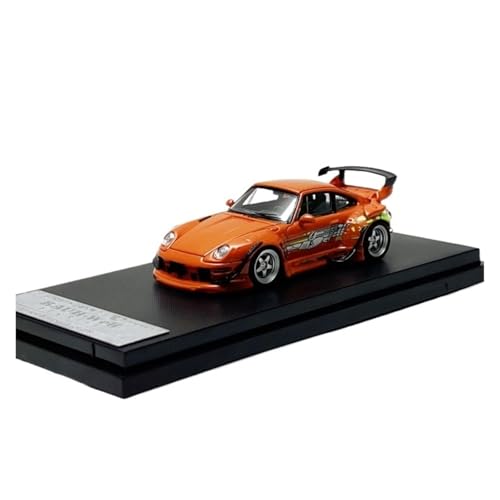 YLQERZ Modellauto Im Maßstab Orange 1/64 Für 911 992 GT3 RS Legierung Automodell Spielzeug Miniatur Hobby Sammlung Ornamente Für Die Sammlung(Low Tail) von YLQERZ