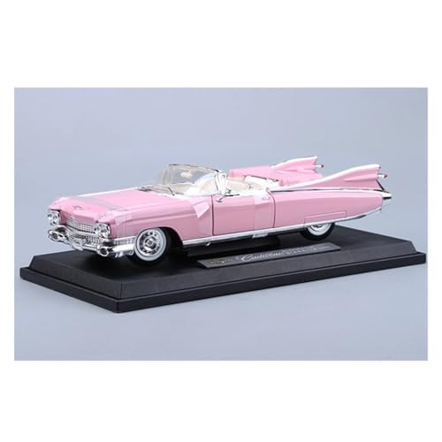 YLQERZ Modellauto Im Maßstab Rosa 1:18 Für Cadillac Oldtimer Legierung Casting Modell Sammlerstück Erwachsene Spielzeug Hause Ornamente Für Die Sammlung von YLQERZ