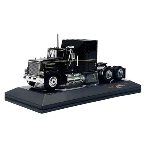YLQERZ Modellauto Im Maßstab Schwarz 1/64 Für GMC General 1980 Legierung LKW Traktor Modell Für Auto Enthusiasten Und Sammler Für Die Sammlung(Black) von YLQERZ