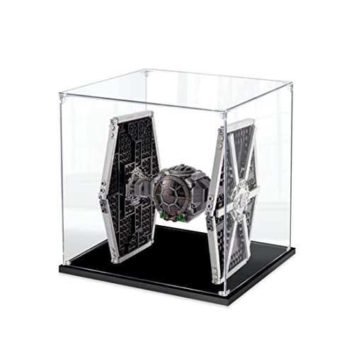 Acryl Vitrine Schaukasten Für Lego 75300 Imperial TIE Fighter Modell Display Dustproof Case for Lego 75300 (Display Case Only) (2MM) von YLtremker