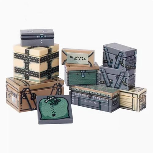 YLtremker Custom Druck Militär Waffenpaket Bausteine, WW2 Militär Minifiguren Soldaten Waffenkiste Zubehör Kits (for Japanese) von YLtremker