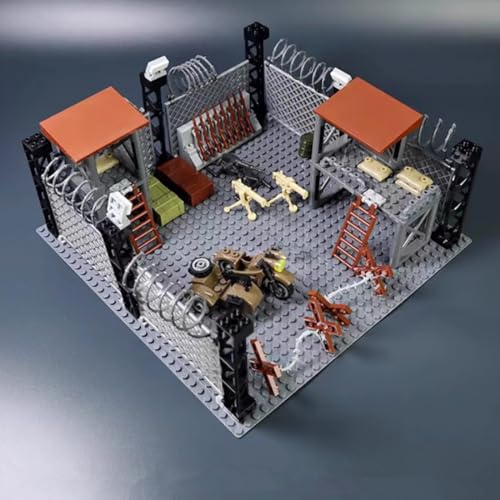 YLtremker Militärische Basen Szene Baustein, Custom Militär Waffenlager Wachturm Minifiguren Soldaten Waffen Zubehör Klemmbausteine YLtremker Militärische Basen Szene Baustein, Custom Militär Waffenlager Wachturm Minifiguren Soldaten Waffen Zubehör Klemmbausteine von YLtremker