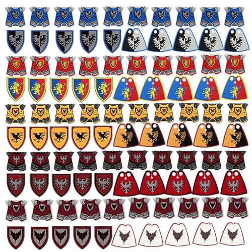 YLtremker Mittelalterliche Waffen Panzerung Cape Bausteine für Minifiguren, Medieval Krieg Rüstung Waffen Pack Modell Spielzeug YLtremker Mittelalterliche Waffen Panzerung Cape Bausteine für Minifiguren, Medieval Krieg Rüstung Waffen Pack Modell Spielzeug von YLtremker