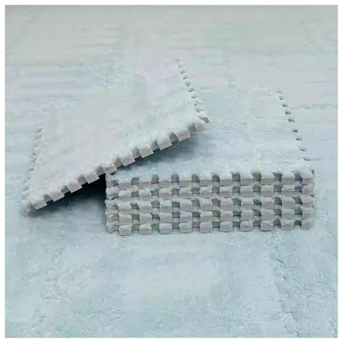 Flauschige Schaumstoff-Bodenfliesen – Quadratische Schaumstoff-Puzzlematte – 1-Teilige Ineinander Greifende Teppichfliesen – Weich Spielmatte Für Kinder,30X30 cm Flauschige Schaumstoff-Bodenfliesen – Quadratische Schaumstoff-Puzzlematte – 1-Teilige Ineinander Greifende Teppichfliesen – Weich Spielmatte Für Kinder,30X30 cm von YMXBHN