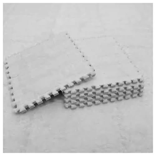 Flauschige Schaumstoff-Bodenfliesen – Quadratische Schaumstoff-Puzzlematte – 1-Teilige Ineinander Greifende Teppichfliesen – Weich Spielmatte Für Kinder,30X30 cm Flauschige Schaumstoff-Bodenfliesen – Quadratische Schaumstoff-Puzzlematte – 1-Teilige Ineinander Greifende Teppichfliesen – Weich Spielmatte Für Kinder,30X30 cm von YMXBHN