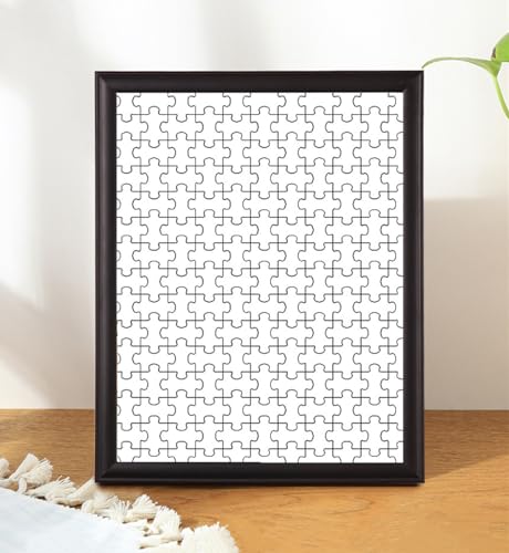 Stilvoller Puzzlerahmen 50x75 cm Geeignet FüR 1000 Puzzles, HöLzerner Puzzlespiel-Bilderrahmen, Austauschbarer Rahmen-Posterrahmen (eisenhaltig) von YMXCNM