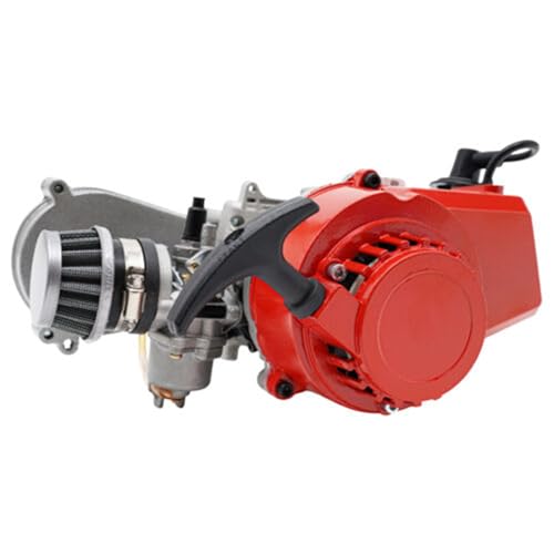 Pocket Bike Motor, Gokart Mit Motor Aluminum 2Takt Motor 49Cc Pocketbike Vergaser 49Ccm Dirtbike Cross ATV Roller Pocket Bike Motor, Gokart Mit Motor Aluminum 2Takt Motor 49Cc Pocketbike Vergaser 49Ccm Dirtbike Cross ATV Roller von YNAADYH