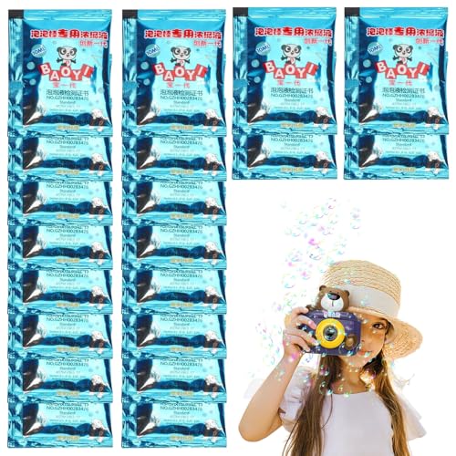 YNPQTDS 20 Beutel Seifenblasenmaschinen Lösung Bubble Solution Nachfüller Riesenseifenblase Konzentrierte Für Seifenblasenmaschine Stäbe Gebläse Ostern Aktivität Im Freien YNPQTDS 20 Beutel Seifenblasenmaschinen Lösung Bubble Solution Nachfüller Riesenseifenblase Konzentrierte Für Seifenblasenmaschine Stäbe Gebläse Ostern Aktivität Im Freien von YNPQTDS