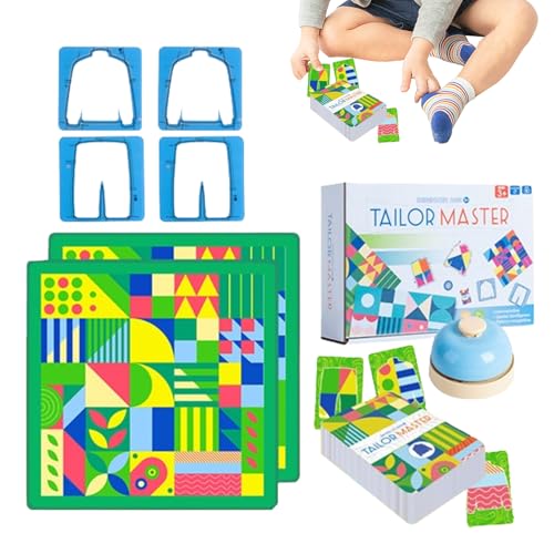 YNPQTDS 28.5 X 28.5 X 0.2 cm Tailor Master Game Tailor Master Matching Spiel Farblich Passendes Tischspiel Tailor Master Kinderpuzzle Denken Konzentrationstraining Spielzeug Für Freunde Schüler von YNPQTDS