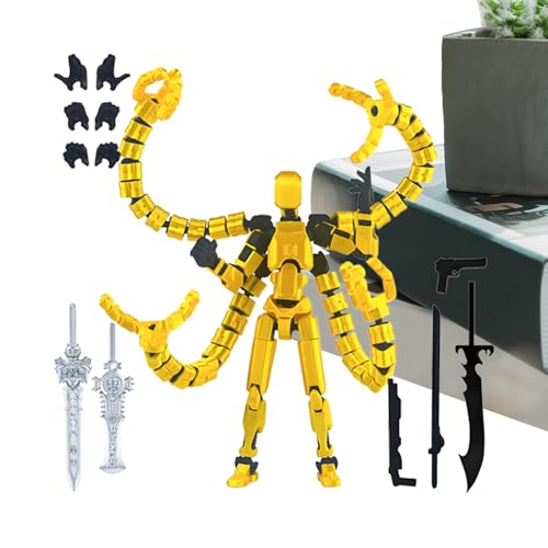YNPQTDS 3D Gedruckte Figur - Bewegliches Spielzeug Für Kinder | Mehrgelenkiges Deko Modell Für Kinder Erwachsene Sammler Vitrinenschrank von YNPQTDS
