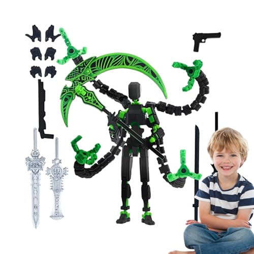 YNPQTDS 3D Gedruckte Figur - Dekorative Modellfiguren für Basteln | Mehrfach Gelenkiges Modell Für Spieler Jugendliche Erwachsene Sammler von YNPQTDS