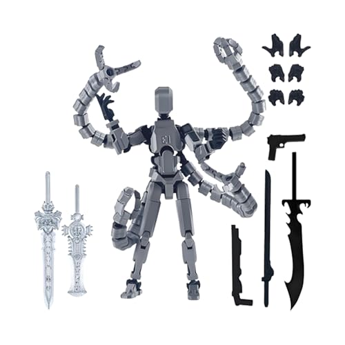 YNPQTDS 3D Gedruckte Spielfigur - Bewegliches Spielzeug Für Kinder | Sammlerstück Mehrfach gegliedertes Modell für Sammler Fans und Kinder Jugendliche Erwachsene Schreibtisch Bücherregal Arbeitsplatz von YNPQTDS