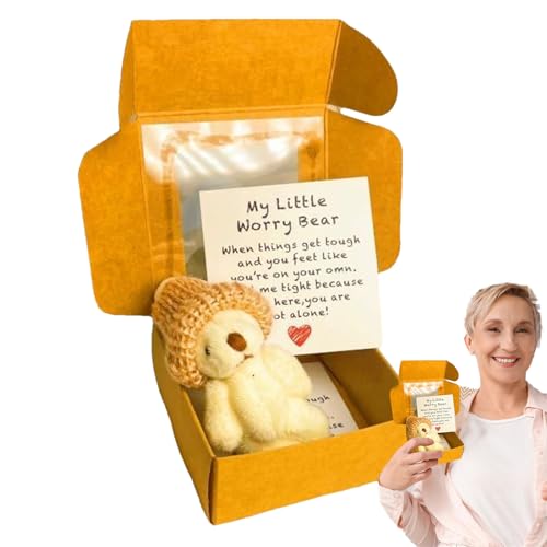 YNPQTDS Bär Im Karton | Plüschbär Stofftiere | Handgefertigtes Kleines Tier Mit Inspirationskarten Tasche Für Kleinkinder Abschluss Mutter Valentinstag Weihnachten YNPQTDS Bär Im Karton | Plüschbär Stofftiere | Handgefertigtes Kleines Tier Mit Inspirationskarten Tasche Für Kleinkinder Abschluss Mutter Valentinstag Weihnachten von YNPQTDS