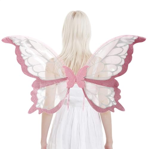 YNPQTDS Feenflügel, 82 x 43 cm, Schmetterlingsflügel – verstellbare Träger und ein zweifarbiger Gold-Effekt, Schmetterlingsfeenkostüm für Damen und Mädchen, Engelsflügel, Verkleidungspartys YNPQTDS Feenflügel, 82 x 43 cm, Schmetterlingsflügel – verstellbare Träger und ein zweifarbiger Gold-Effekt, Schmetterlingsfeenkostüm für Damen und Mädchen, Engelsflügel, Verkleidungspartys von YNPQTDS