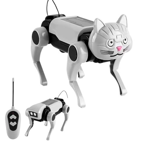 YNPQTDS Intelligenter Roboterhund - Fernbedienung Interaktives Roboter Haustier Mit Berührungssensoren - RC Roboter Spielzeug Für Mädchen Ab 3 Jahren Indoor Outdoor Spielspaß von YNPQTDS