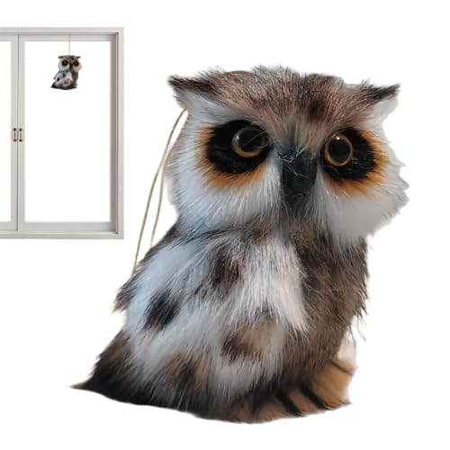 YNPQTDS Kuscheule - Süße Kuscheltiere,Mit Lebensechten Augen Und Aufhängebändchen Als Dekofigur Für Kinder Zimmer Halloween Party von YNPQTDS