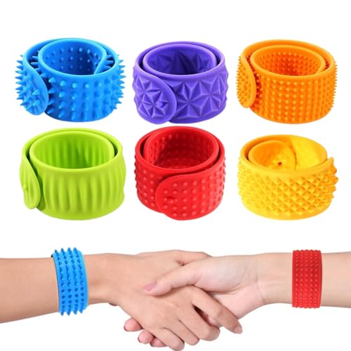 YNPQTDS Slap Bracelet Spielzeug, Texturierte Klatscharmbänder Für Klassenzimmer, Beruhigungsspielzeug Für Kinder Unterwegs Kindergarten Schule Büro Reise Urlaub YNPQTDS Slap Bracelet Spielzeug, Texturierte Klatscharmbänder Für Klassenzimmer, Beruhigungsspielzeug Für Kinder Unterwegs Kindergarten Schule Büro Reise Urlaub von YNPQTDS