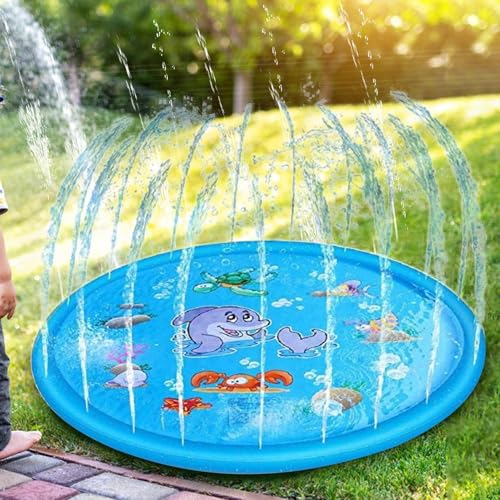 YNPQTDS Sprinkler Matte,Wasserspielmatte Für Draußen | Tragbare Sommer Wassermatte Für Garten Park Terrasse Geburtstagsfeiern Draußen YNPQTDS Sprinkler Matte,Wasserspielmatte Für Draußen | Tragbare Sommer Wassermatte Für Garten Park Terrasse Geburtstagsfeiern Draußen von YNPQTDS