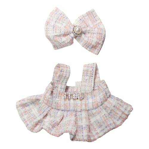 17 cm Puppenkleidungs-Set, hochwertige Puppen-Sets und Zubehör, trendiges und stilvolles Outfit-Set für 17 cm große Puppen, nur Kleidung (2 Stück) von YNTOXIN