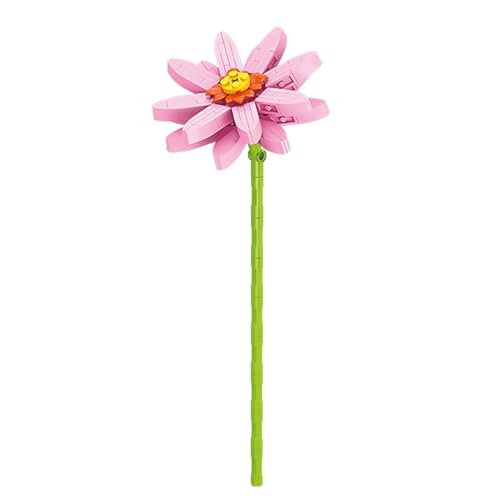 YNTOXIN Blumensträuße Set Stress, Entspannung, Kunstblumen Bauset Weihnachten Weihnachten Geschenke Geburtstag Geschenke für Teenager, Erwachsene (142 Stk.) 9094-1afrikanisch von YNTOXIN