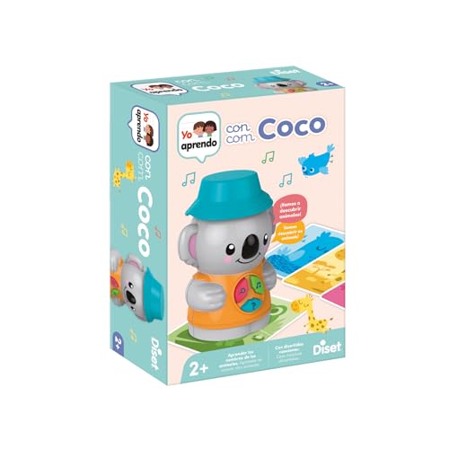 Diset Yo Aprendo mit Kokosnuss, Lernspielzeug für Kinder ab 2 Jahren von YO APRENDO