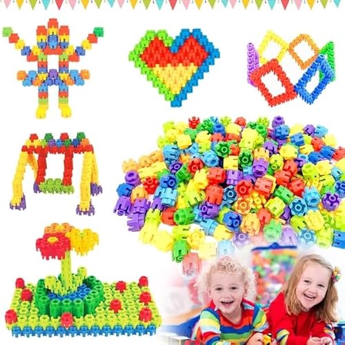 YODAOLI Hexagon Building Blocks,Stem Bins for Classroom Morning Bins,Jenga Interlocking Building Blocks (180pcs) von YODAOLI