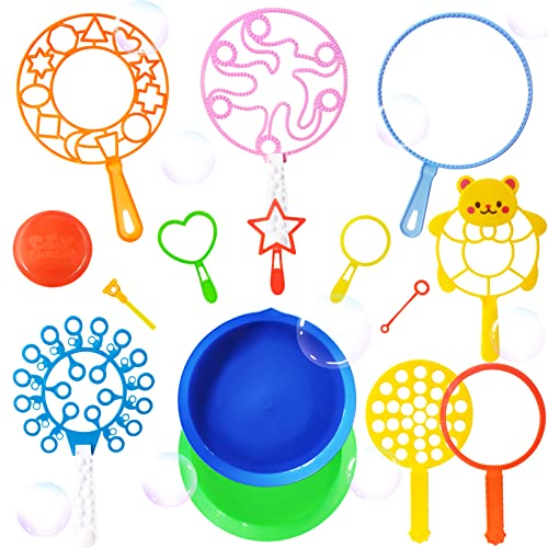 Seifenblasen Set für Kinder, 15 Stücke Seifenblasen Blase Zauberstab Einstellen Seifenblasen für Bubble Maker, Große Seifenblasenstäbe für Sommer Outdoor aktivitäten, Kindergeburtstag, Partys Seifenblasen Set für Kinder, 15 Stücke Seifenblasen Blase Zauberstab Einstellen Seifenblasen für Bubble Maker, Große Seifenblasenstäbe für Sommer Outdoor aktivitäten, Kindergeburtstag, Partys von YODITI