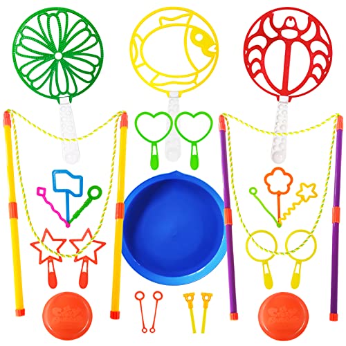 Seifenblasen Set für Kinder, 24 Stücke Seifenblasen Blase Zauberstab Einstellen Seifenblasen für Bubble Maker Spiele, Perfekt für Indoor und Outdoor, Kindergeburtstag, Partys, Hochzeit (24 PCS) Seifenblasen Set für Kinder, 24 Stücke Seifenblasen Blase Zauberstab Einstellen Seifenblasen für Bubble Maker Spiele, Perfekt für Indoor und Outdoor, Kindergeburtstag, Partys, Hochzeit (24 PCS) von YODITI