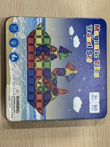 60pcs Magnetische Tiles Konstruktion Set Diamant Magnetbausteine Reiseset Geometrie Lernspielzeug mit Metallbox Tragbare Baubasis für Kinder ab 3 Jahre 60pcs Magnetische Tiles Konstruktion Set Diamant Magnetbausteine Reiseset Geometrie Lernspielzeug mit Metallbox Tragbare Baubasis für Kinder ab 3 Jahre von YOGOHEE
