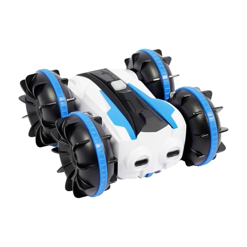 YOICUATGNA Amphibienfahrzeug Ferngesteuertes Auto, 360° Rollen RC Auto Spielzeug,Geländegängig, USB-Aufladbar, Jungen Geburtstags Geschenke Kinder Toy für Strand/Garten,für Kinder 6-18 Jahre YOICUATGNA Amphibienfahrzeug Ferngesteuertes Auto, 360° Rollen RC Auto Spielzeug,Geländegängig, USB-Aufladbar, Jungen Geburtstags Geschenke Kinder Toy für Strand/Garten,für Kinder 6-18 Jahre von YOICUATGNA