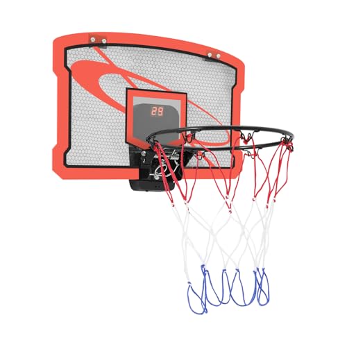 YOICUATGNA Basketballkorb für Kinder und Erwachsene, Strong Indoor Mini Basketballkörbe für Tür mit LED-Punktezähler, 2 Bälle + Aufblaspumpe, Sport Spiele Geschenke für Jungen Mädchen YOICUATGNA Basketballkorb für Kinder und Erwachsene, Strong Indoor Mini Basketballkörbe für Tür mit LED-Punktezähler, 2 Bälle + Aufblaspumpe, Sport Spiele Geschenke für Jungen Mädchen von YOICUATGNA