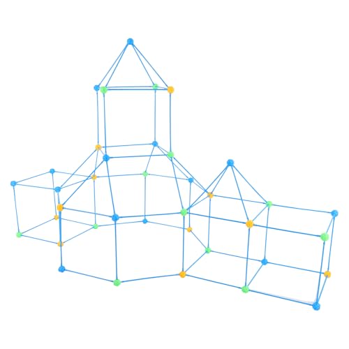 YOICUATGNA DIY Kinder Konstruktionsspielzeug, 31 Kugeln & 54 Stäbe, Kreatives Bauset für 6+ ahre alt Junge & Mädchen, Kinder Fort BAU Set für Innen- und Außenspiele YOICUATGNA DIY Kinder Konstruktionsspielzeug, 31 Kugeln & 54 Stäbe, Kreatives Bauset für 6+ ahre alt Junge & Mädchen, Kinder Fort BAU Set für Innen- und Außenspiele von YOICUATGNA