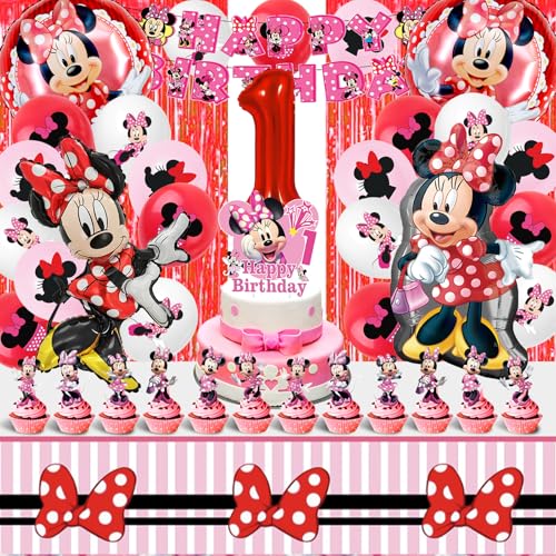 1 Jahre Deko Geburtstag, 1 Jahre Geburtstagsdeko Luftballons, 1 Jahre Luftballons, 1 Jahre Geburtstagsdeko Mädchen, Birthday Party Supplies Geburtstagsdeko von YOILIK