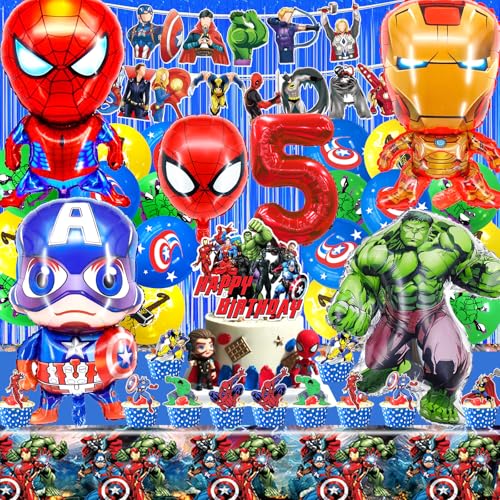 Superhlden 5 Jahre Geburtstagsparty Deko, Superhlden 5 Jahre Geburtstag Party, Superhlden 5 Jahre Ballon Geburtstagsdeko, Superhlden Party Deko Kinder, Superhlden Geburtstag Deko Luftballons Superhlden 5 Jahre Geburtstagsparty Deko, Superhlden 5 Jahre Geburtstag Party, Superhlden 5 Jahre Ballon Geburtstagsdeko, Superhlden Party Deko Kinder, Superhlden Geburtstag Deko Luftballons von YOILIK
