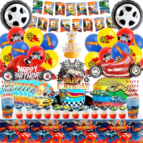 Hot-whel Geburtstagsdeko Ballons, Geburtstag Luftballon Hot-whel Partygeschirr, Partygeschirr Kindergeburtstag Junge, Hot-whel Geburtstag Enthält Teller, Tasse, Tischdecke Servietten Banner Deko Hot-whel Geburtstagsdeko Ballons, Geburtstag Luftballon Hot-whel Partygeschirr, Partygeschirr Kindergeburtstag Junge, Hot-whel Geburtstag Enthält Teller, Tasse, Tischdecke Servietten Banner Deko von YOILIK