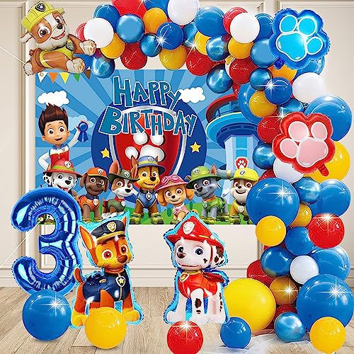 Pat Dog 3 Jahre Ballon Geburtstagsdeko, Pat Dog Ballongirlande, Pat Dog 3 Jahre Hintergrund Geburtstag, Kinder Party Dekoration, Pat Dog 3 Jahre Party Geburtstagsdekoration Pat Dog 3 Jahre Ballon Geburtstagsdeko, Pat Dog Ballongirlande, Pat Dog 3 Jahre Hintergrund Geburtstag, Kinder Party Dekoration, Pat Dog 3 Jahre Party Geburtstagsdekoration von YOILIK