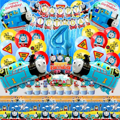 Thomas 4 Jahre Geburtstagsparty Deko, Thomas 4 Jahre Geburtstag Party Set, Thomas 4 Jahre Ballon Geburtstagsdeko Mädchen, Thomas Party Deko Kindergeburtstag, Thomas Geburtstag Deko Luftballons Thomas 4 Jahre Geburtstagsparty Deko, Thomas 4 Jahre Geburtstag Party Set, Thomas 4 Jahre Ballon Geburtstagsdeko Mädchen, Thomas Party Deko Kindergeburtstag, Thomas Geburtstag Deko Luftballons von YOILIK