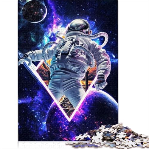Erwachsenenpuzzle „Astronaut“, 1000 Teile, Papppuzzle für Erwachsene und Kinder, tolles Geschenk für Erwachsene, Größe (50x75 cm) von YOITS