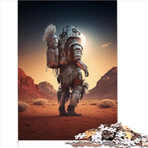 Erwachsenenpuzzle „Astronaut“, 500 Teile, logisches Denktraining, Holzpuzzle für Kinder ab 12 Jahren, schwere „Impossible“-Puzzlegröße für Erwachsene (38x52 cm) von YOITS