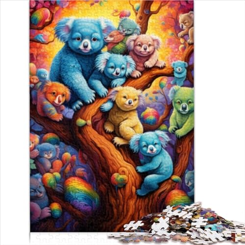 Für Kinder Puzzle Art Koalas1000-teiliges Puzzle Holzpuzzle für Erwachsene Kinder Lernspiel Herausforderungsspielzeug Größe (50x75 cm) von YOITS