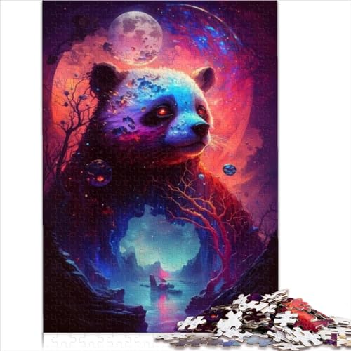 Puzzles Panda Wonder, 1000 Teile Puzzlespiel, Papppuzzle für Erwachsene, Kinder ab 12 Jahren, Reisespiele und Reisespielzeug für Kinder ab 12 Jahren, Größe (26 x 38 cm) von YOITS
