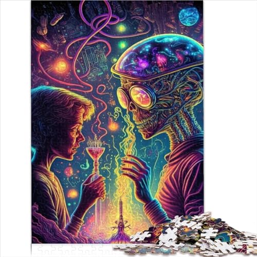 Puzzles für Erwachsene, Alien-Monster, 1000 Teile, Puzzles für Kinder, Papppuzzles, geeignet für Erwachsene, Puzzles für Erwachsene und Familien, Größe (26 x 38 cm) von YOITS
