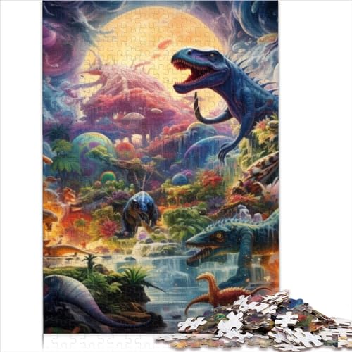Puzzles für Erwachsene, Dinosaurierwelt, Puzzles für Erwachsene, Lernspiel, 1000 Teile, einzigartige Holzpuzzles für Kinder ab 12 Jahren, herausfordernde Puzzlegröße für Erwachsene (50x75 cm) von YOITS