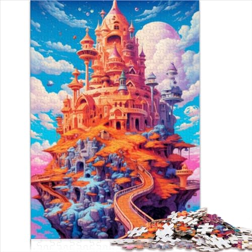 Puzzles für Erwachsene, Erstaunliches goldenes Schloss, 1000-teilige Papppuzzles für 12-Jährige, Denksportaufgaben aus Holz, Größe (26 x 38 cm) von YOITS