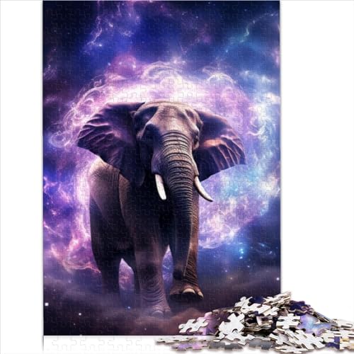 Puzzles für Erwachsene, Fantasie-Elefant-Puzzles für Erwachsene, 1000 Teile, Holzpuzzles für 12-Jährige, tolles Geschenk für Erwachsene, Größe (50x75 cm) von YOITS