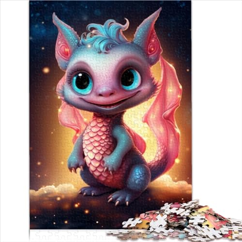 Puzzles für Erwachsene, Galaxy Baby Dragon 1000-teiliges Puzzle, Papppuzzles für Erwachsene und Kinder, herausfordernde Spielgröße (26 x 38 cm) von YOITS