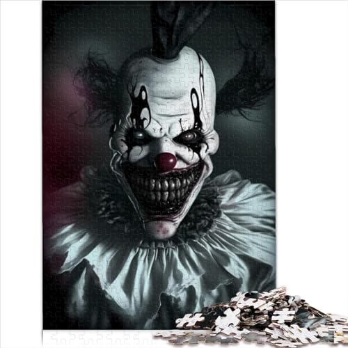 Puzzles für Erwachsene, Horror-Kunst, 1000 Teile/Set, IQ-Test-Puzzle, Papppuzzles, ab 12 Jahren, Schwierigkeitsgrad, Gehirnpuzzle-Größe (26 x 38 cm) von YOITS
