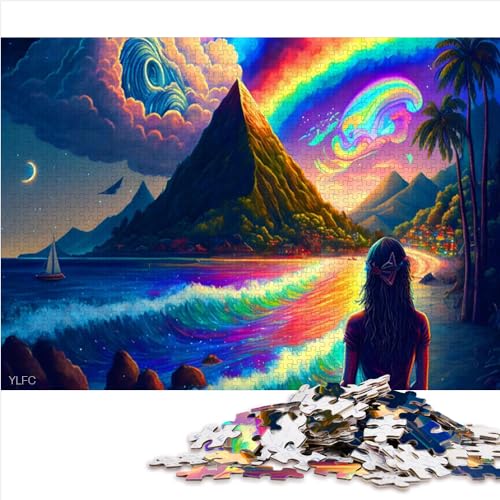 Puzzles für Erwachsene, Rainbow Spirit, 300 Teile, Holzpuzzle, ab 12 Jahren, Partygeschenk, Geschenke, Größe (40 x 28 cm) von YOITS