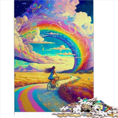 Puzzles für Erwachsene, Regenbogengeist, 1000-teiliges Puzzle, Papppuzzle für Kinder ab 12 Jahren, Dekoration und Souvenir, Geschenkgröße (26 x 38 cm) von YOITS