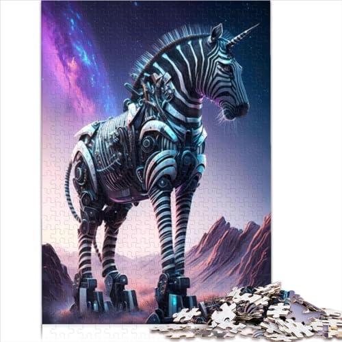 Puzzles für Erwachsene, Zebra-Mythologie, 1000-teiliges Puzzle, Papppuzzle für Erwachsene und Kinder, Gedankenpuzzle, Spielzeuggröße (26 x 38 cm) von YOITS